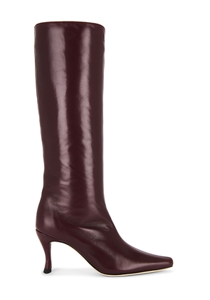 BY FAR Stevie 42 Boot in Burgundy. Size 37. Also in 38.