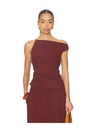 A.L.C. Leia Top in Rust. Size 2. Also in 0, 6.