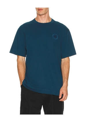 Canada Goose Gladstone Embroidered T-Shirt in Blue. Size M. Also in L, XL/1X, XXL/2X.