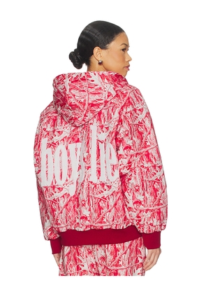 Boys Lie Manhunt Jacket in Red. Size XL/XXL. Also in XS/S, M/L.