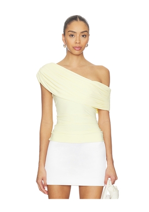 Deme by Gabriella Mayim Top in Yellow. Size M. Also in L, S, XL, XS.