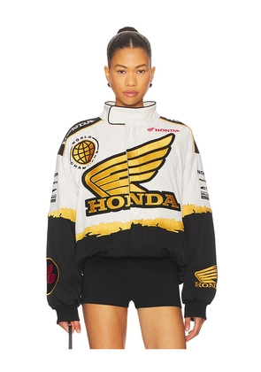 CPTN Apparel Colosseum Jacket in White. Size M. Also in L, S, XL/1X.