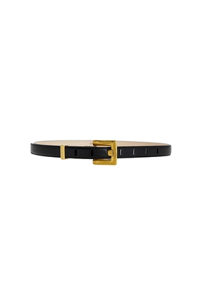 BALMAIN Anthem Belt in Black. Size 75. Also in 70, 80, 85.
