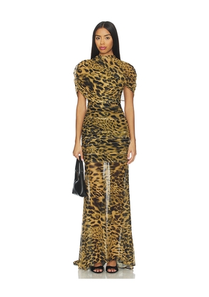 Amanda Uprichard x REVOLVE Evianna Dress in Yellow. Size XS. Also in M, S.