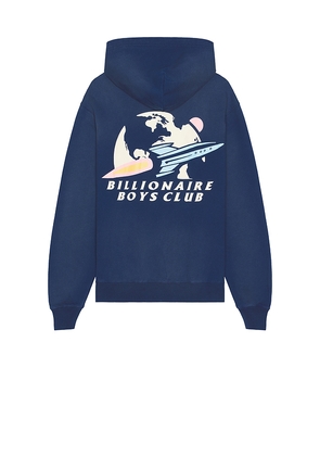 Billionaire Boys Club New World Hoodie in Navy. Size M. Also in L, S.