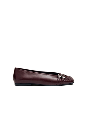 ALOHAS Cendana Ballet Flat in Burgundy. Size 37. Also in 36, 38, 39, 40.