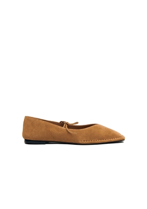 ALOHAS Sway Suede Ballet Flat in Tan. Size 37. Also in 36, 38, 39, 40, 41.