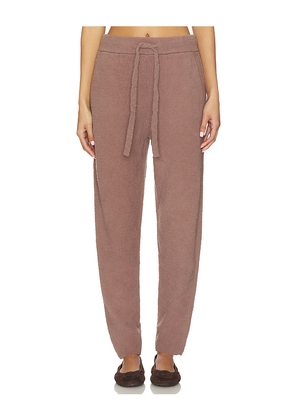 eberjey Recycled Boucle Jogger in Taupe. Size M. Also in XS, S, L, XL.