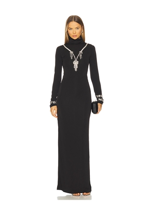 Des Phemmes Backless Long Dress in Black. Size 40/S. Also in 38/XS, 42/M, 44/L.