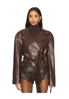 DELFI Eden Trench in Chocolate. Size M. Also in L, S, XL, XS.
