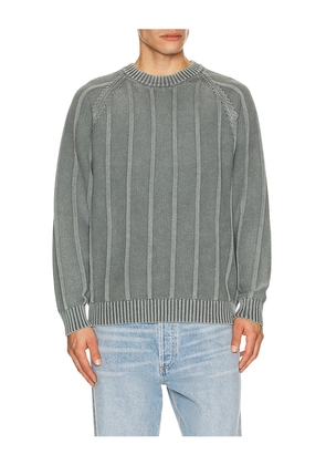 Bound Melvin Washed Sweater in Grey. Size S. Also in M, XL/1X.