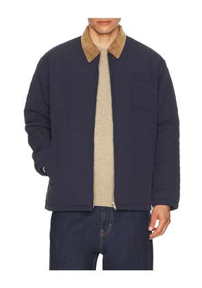 Bound Quilted Jacket in Navy. Size S. Also in M.