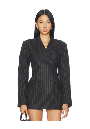 AFRM Jemima Blazer in Grey. Size M. Also in XXS, XS, S, L.