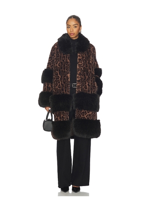 Adrienne Landau Suzie Coat in Brown. Size M. Also in L, S.