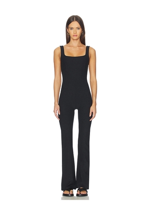Beyond Yoga Spaceday Always Midi Jumpsuit in Black. Size M. Also in L, XL, XS.