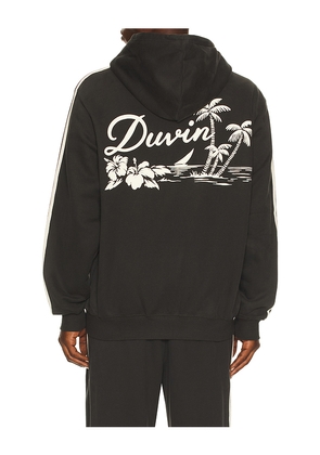 Duvin Design Duvin Oasis Full Zip Hoodie in Black. Size M. Also in S, L, XL/1X.