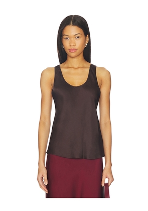ANINE BING Lea Top in Chocolate. Size M. Also in L.