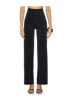 Commando Velvet Wide Leg Pant in Black. Size M. Also in L, S, XS.