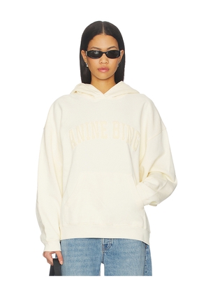 ANINE BING Harvey Sweatshirt in Cream. Size M. Also in XS, S, L.