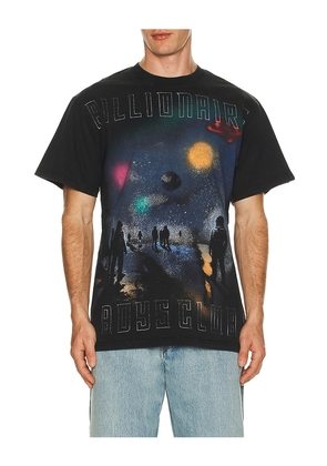 Billionaire Boys Club Mist Oversized Tee in Black. Size M. Also in S, L, XL/1X.