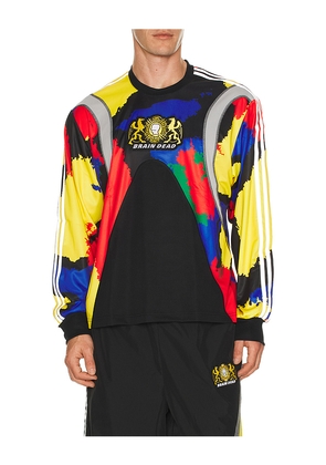 adidas Originals x Brain Dead Long Sleeve Jersey in Black. Size M. Also in S, L.