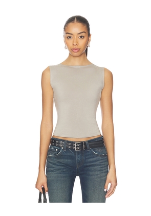 EB Denim South Beverly Tank Top in Grey. Size M. Also in XS, S, L.