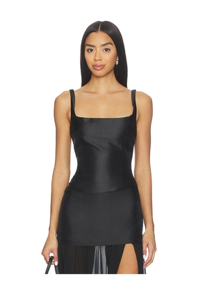 Amanda Uprichard Jacksonville Top in Black. Size L. Also in M, S, XS.