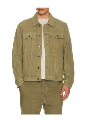 Barefoot Dreams Brushed Twill Jacket in Army. Size S. Also in XL/1X.