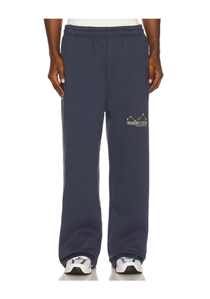 DRMERS CLUB Find Your Own Signs Sweatpants in Blue. Size M. Also in S, L, XL/1X.