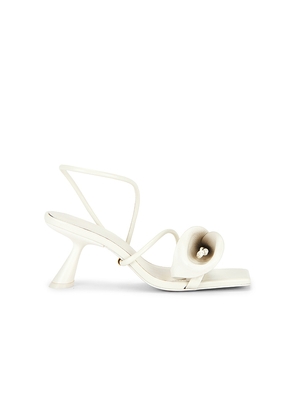 Cult Gaia Ria Sandal in White. Size 36. Also in 36.5, 37, 37.5, 38, 38.5.
