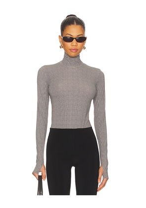 Commando Classic Turtleneck Bodysuit in Brown. Size M. Also in XS, S, L, XL.
