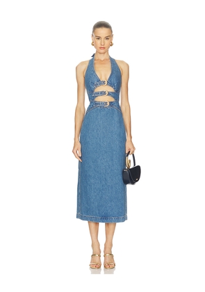 Cult Gaia Estelle Dress in Denim. Size 2. Also in 0, 6.