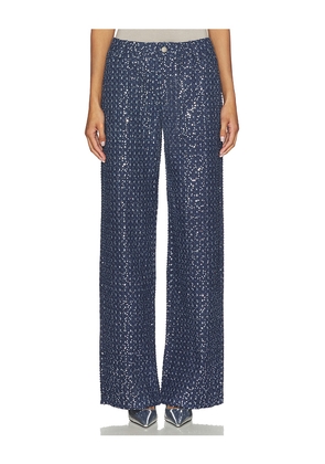 BY.DYLN Valentino Pant in Blue. Size M. Also in XS, S, L, XXL.