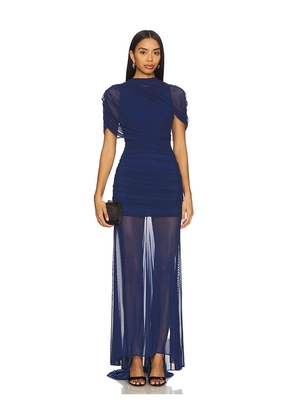 Amanda Uprichard Evianna Gown in Navy. Size M. Also in S, XS.