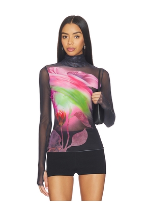 AFRM Zadie Top in Black,Pink. Size L. Also in S, XXS, XS, M.