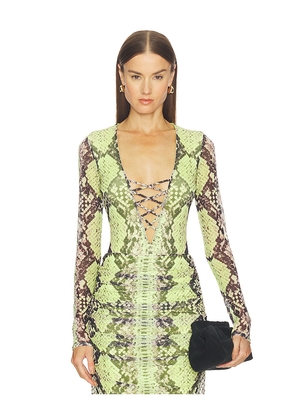 AFRM Eaton Bodysuit in Yellow. Size 2X. Also in S, XXS, XS, M, L, XL, XXL, 1X.