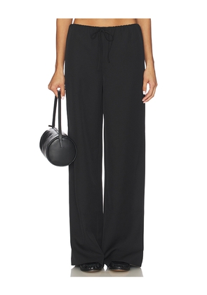 ALL THE WAYS Louisa Drawstring Pant in Black. Size M. Also in L, XS.