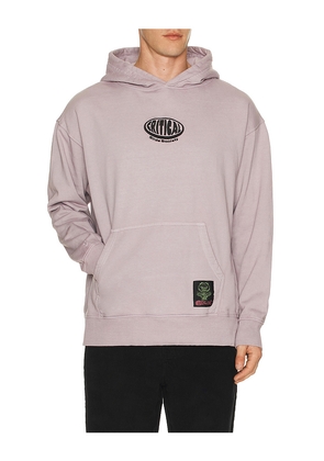 Critical Slide Buzzed Hoodie in Lavender. Size M. Also in S, L, XL/1X.