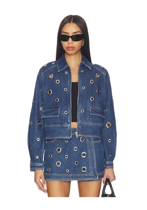 Cinq a Sept Denim Harriet Jacket in Blue. Size S. Also in XS.