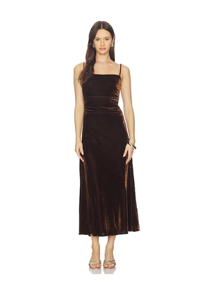 ASTR the Label Valery Dress in Brown. Size M. Also in XS, S, L, XL.