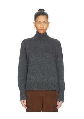 Elodie the Label Spence Turtleneck Sweater in Charcoal. Size M. Also in S, L.