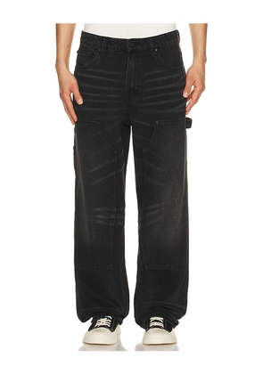 Babylon Double Knee Denim Pants in Black. Size 32. Also in 30, 34, 36.