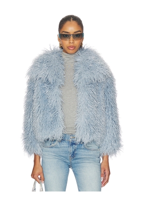 Adrienne Landau Isabel Jacket in Baby Blue. Size M. Also in S.