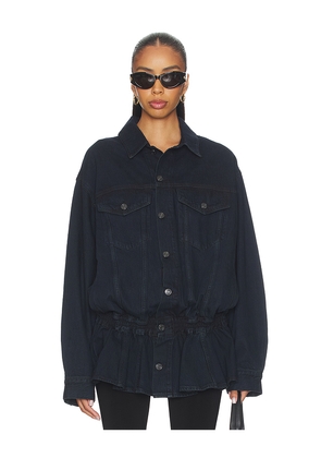 AGOLDE Rubik Jacket in Blue. Size M. Also in XS, S, L, XL.