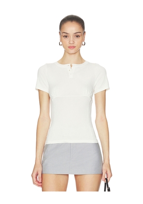 Amelie Teje Bruni Blouse in White. Size S. Also in XS, M.
