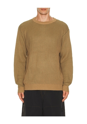 Autumn Headwear Jefe Sweater in Beige. Size M. Also in S, L, XL/1X.