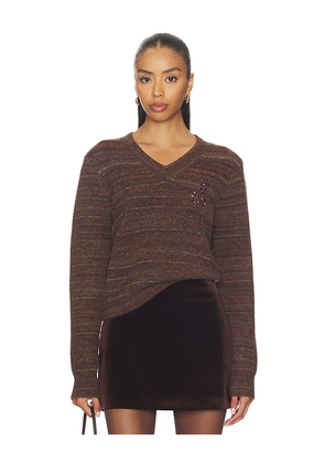ASTR the Label Dasia Sweater in Brown. Size M. Also in XS, S, L, XL.