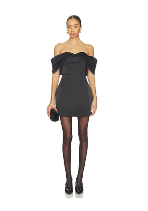 ELLIATT Hope Tulip Mini Dress in Black. Size L. Also in M, S, XL, XS.