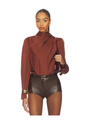 ASTR the Label Ivonne Top in Brown. Size M. Also in L, S, XS.