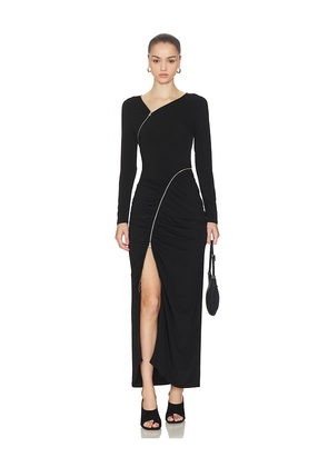 ALLSAINTS Elsie Zipper Dress in Black. Size 10. Also in 0, 2, 4, 6, 8.